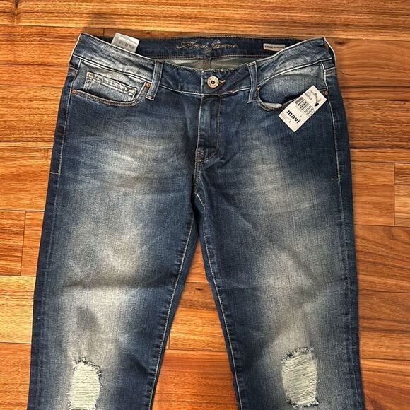 Mavi jeans Emma slim boyfriend jeans distressed mid rise woman's size 30 - Picture 3 of 10